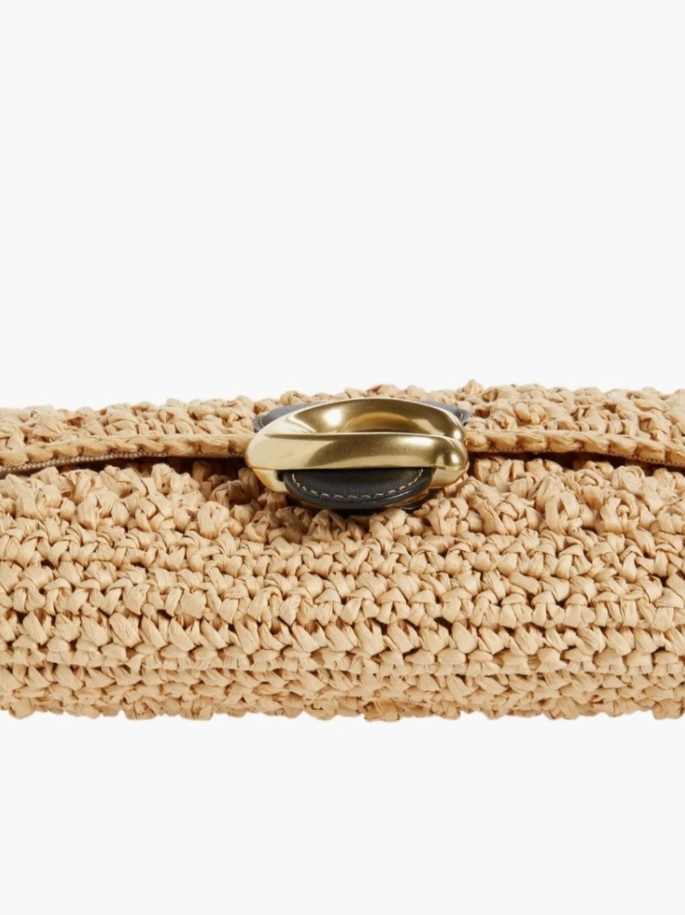 Coach Soft Tabby Shoulder Bag in woven straw - Picture 9 of 17
